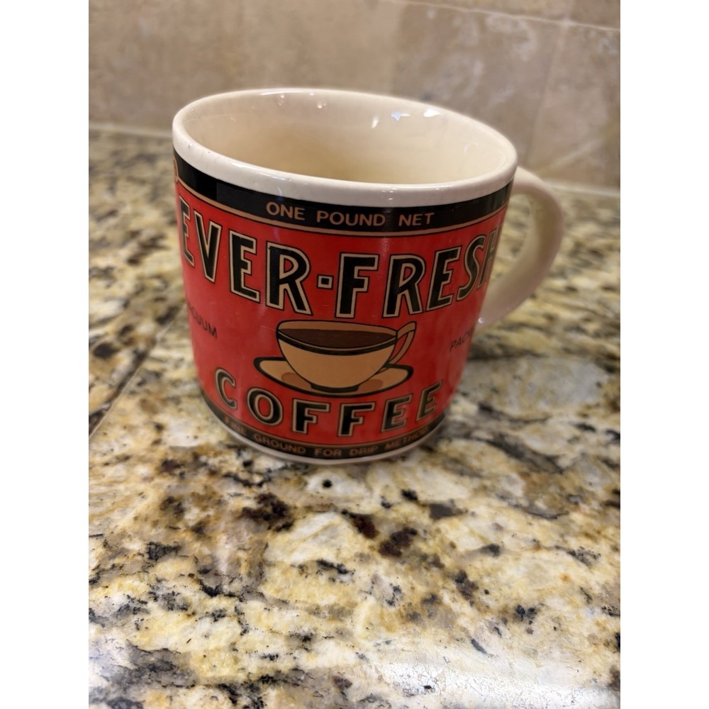 Westwood Ever Fresh Yesteryear Retro Coffee Mug 12oz 1993 - Picture 2 of 5